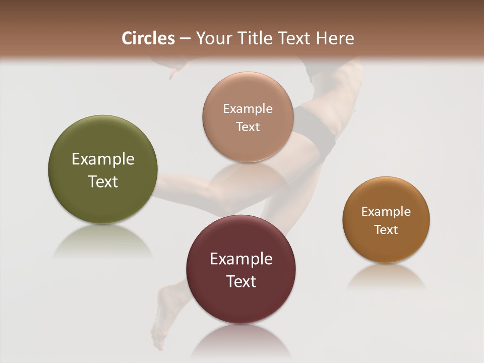 Fly Jumper Aerobics PowerPoint Template