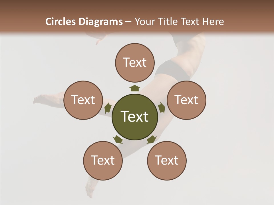 Fly Jumper Aerobics PowerPoint Template