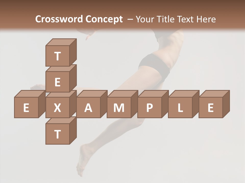 Fly Jumper Aerobics PowerPoint Template