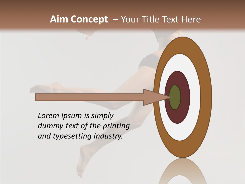 Fly Jumper Aerobics PowerPoint Template