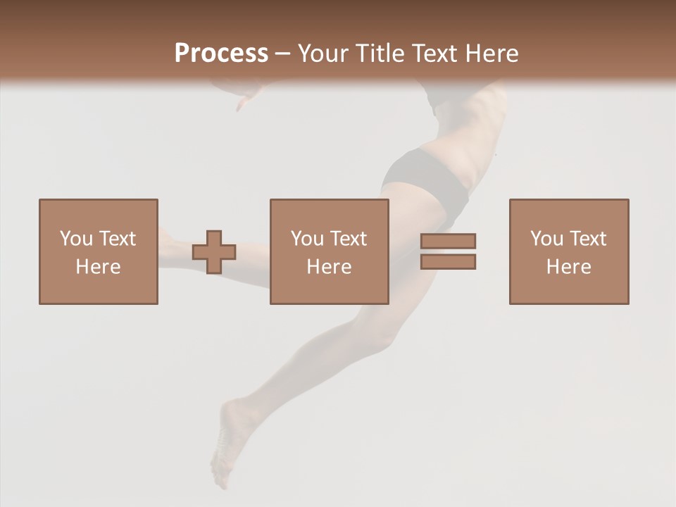 Fly Jumper Aerobics PowerPoint Template