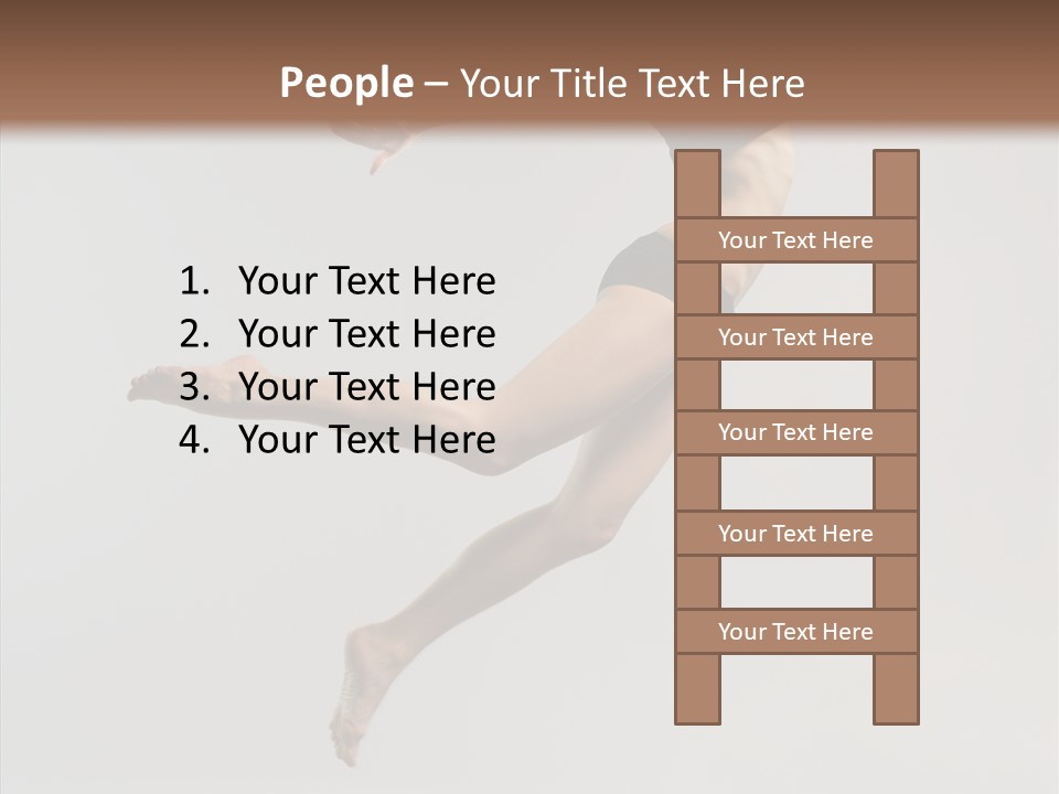 Fly Jumper Aerobics PowerPoint Template