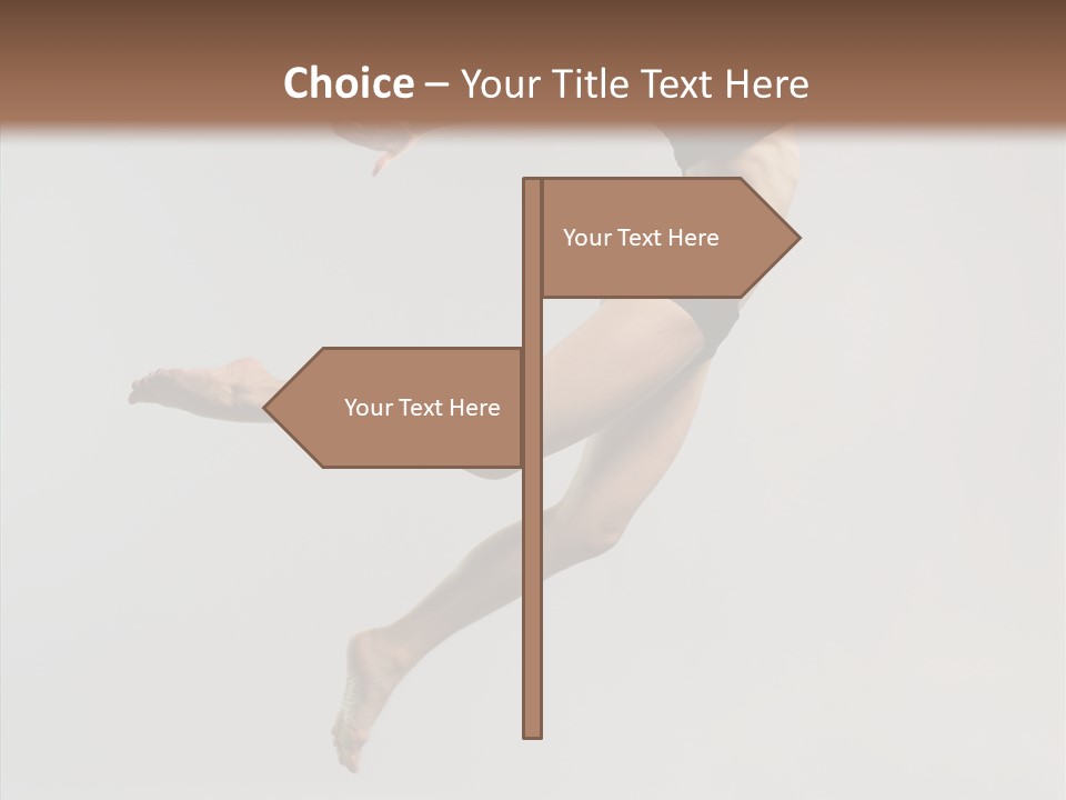 Fly Jumper Aerobics PowerPoint Template