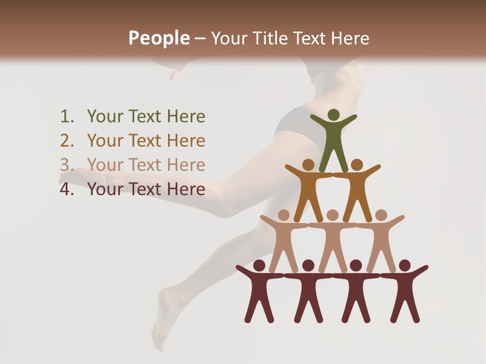 Fly Jumper Aerobics PowerPoint Template