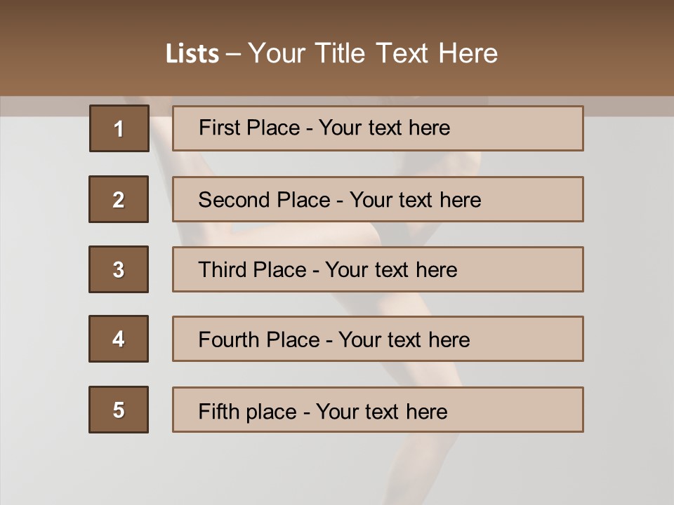 Performance Jump Movement PowerPoint Template