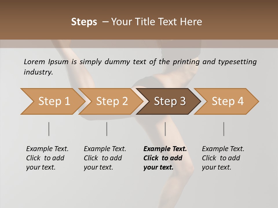 Performance Jump Movement PowerPoint Template