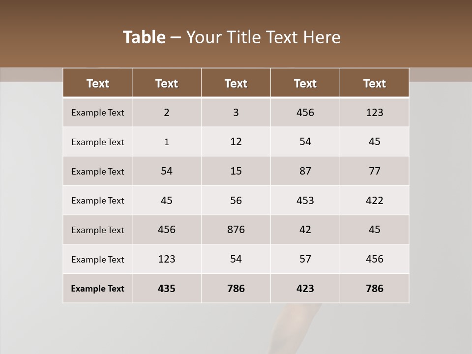 Performance Jump Movement PowerPoint Template