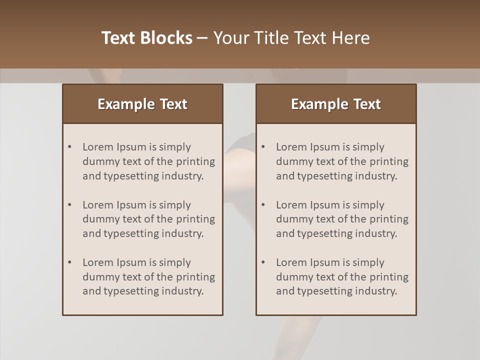 Performance Jump Movement PowerPoint Template
