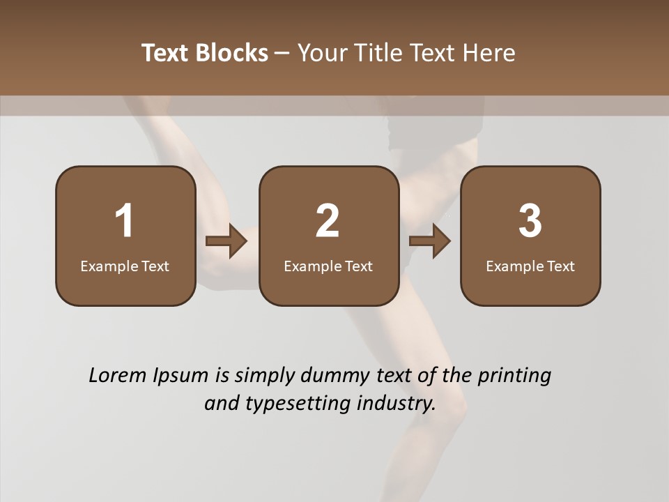 Performance Jump Movement PowerPoint Template