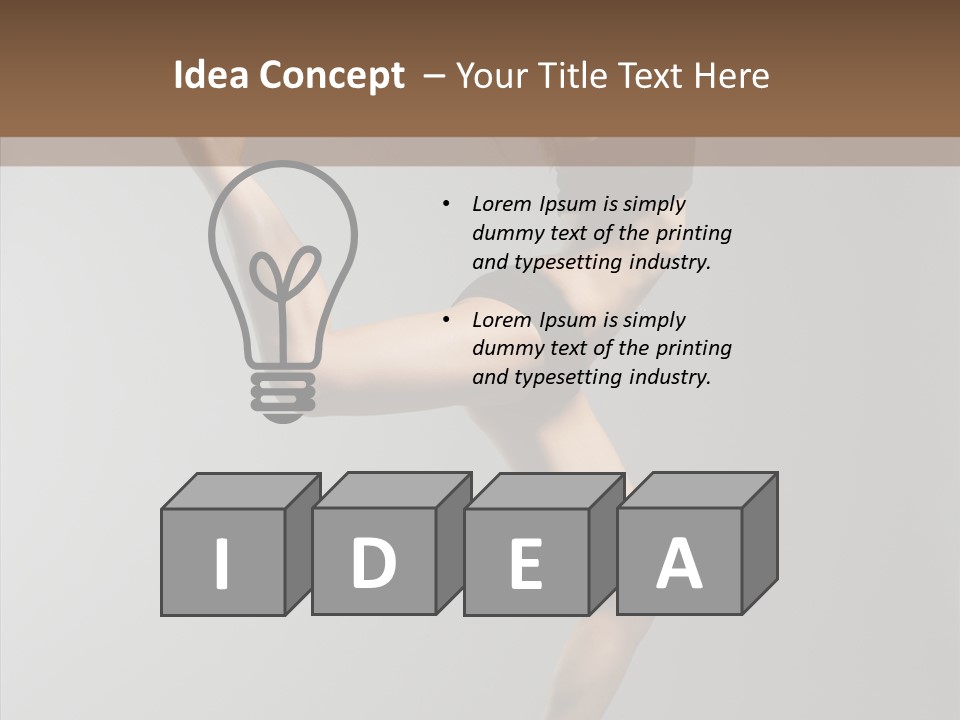 Performance Jump Movement PowerPoint Template