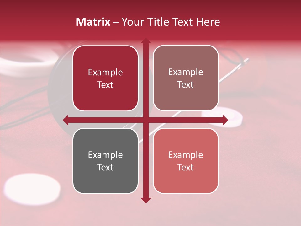 Button Pusher Scissor PowerPoint Template