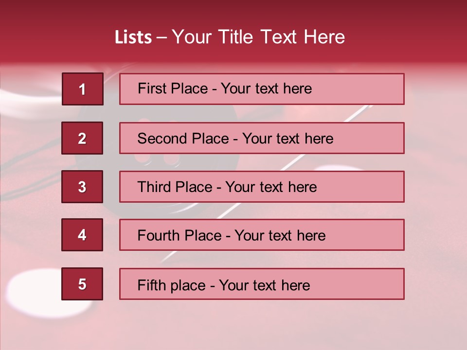 Button Pusher Scissor PowerPoint Template