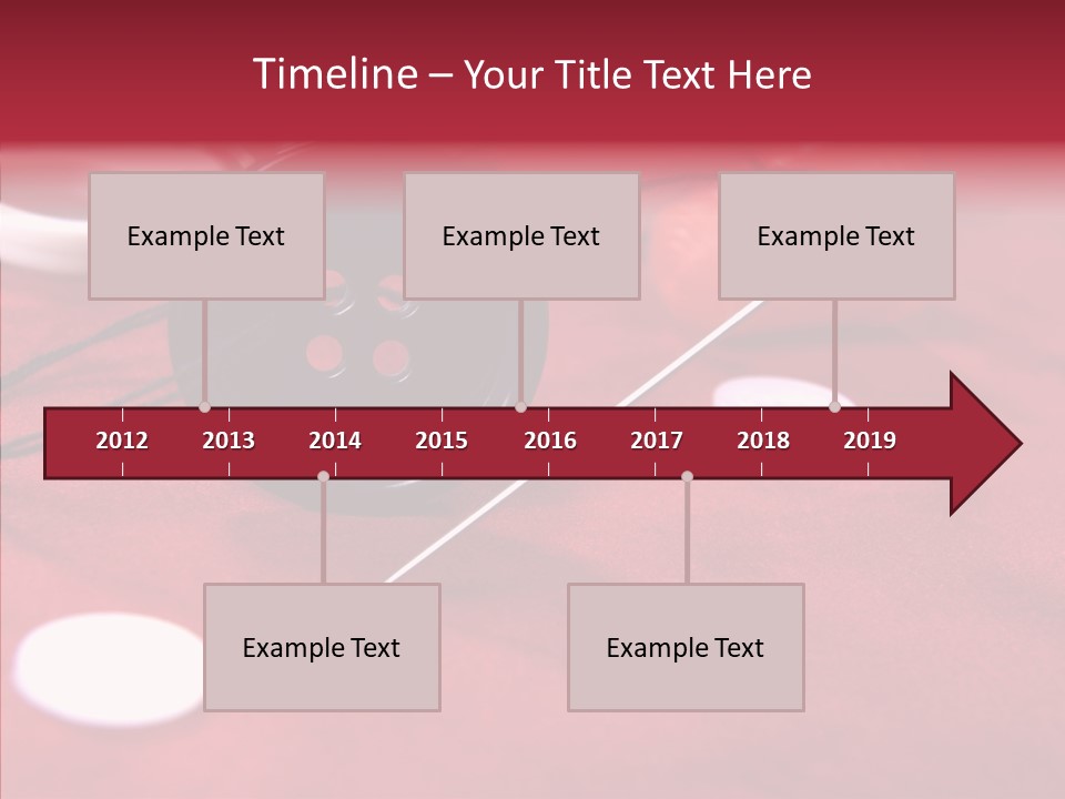 Button Pusher Scissor PowerPoint Template
