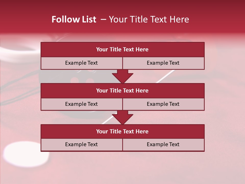 Button Pusher Scissor PowerPoint Template