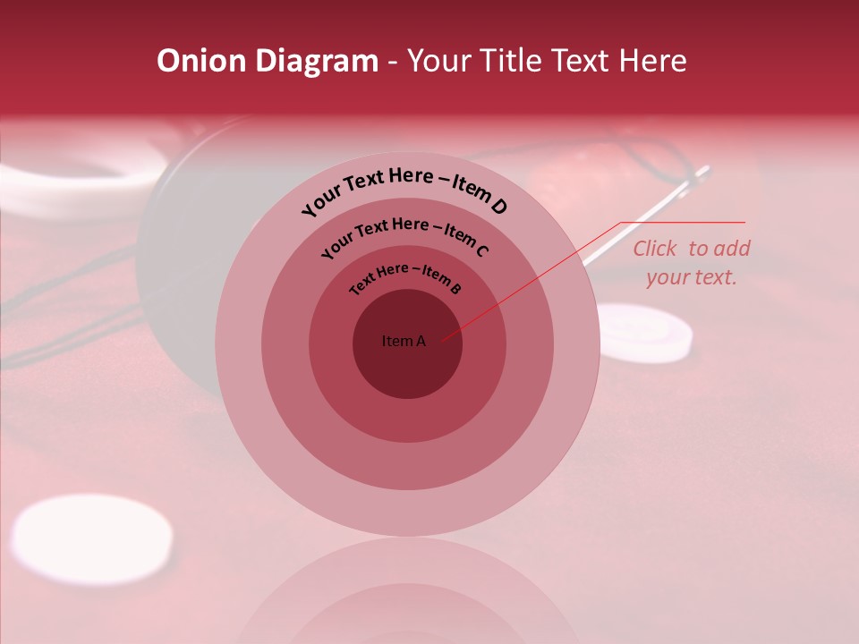 Button Pusher Scissor PowerPoint Template