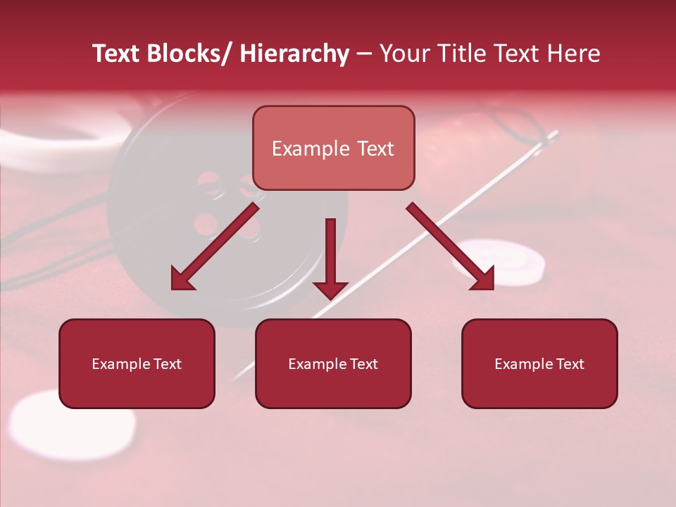 Button Pusher Scissor PowerPoint Template