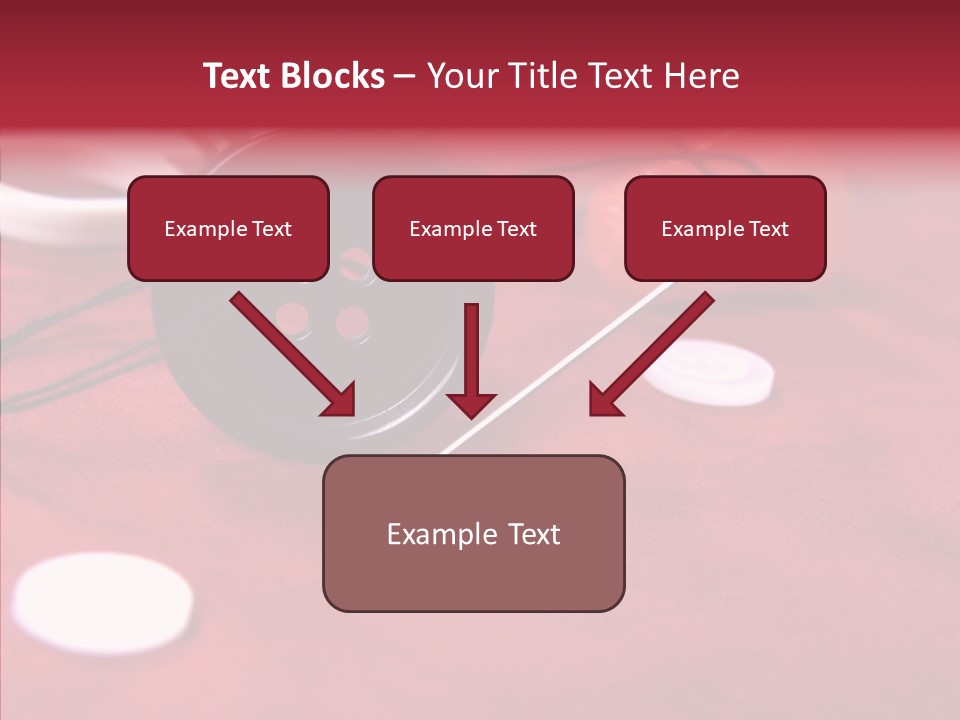 Button Pusher Scissor PowerPoint Template