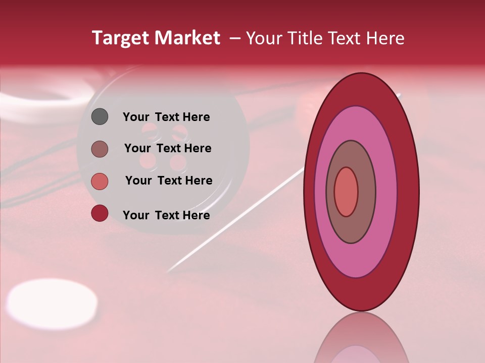 Button Pusher Scissor PowerPoint Template