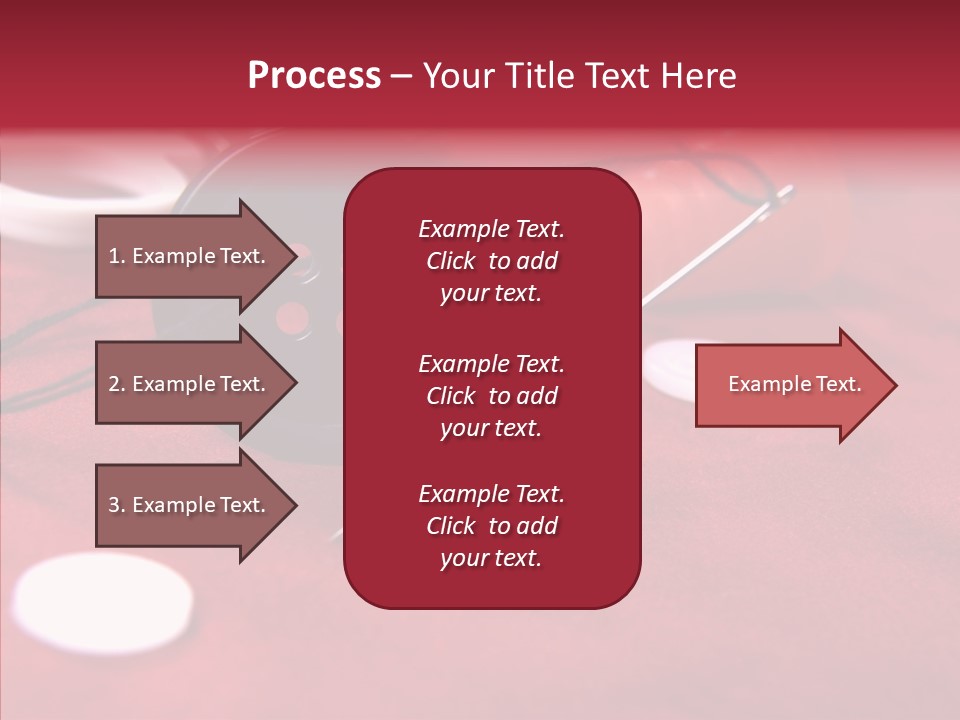 Button Pusher Scissor PowerPoint Template