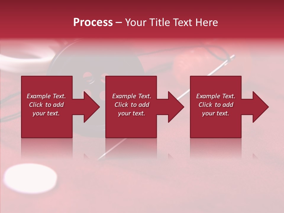 Button Pusher Scissor PowerPoint Template