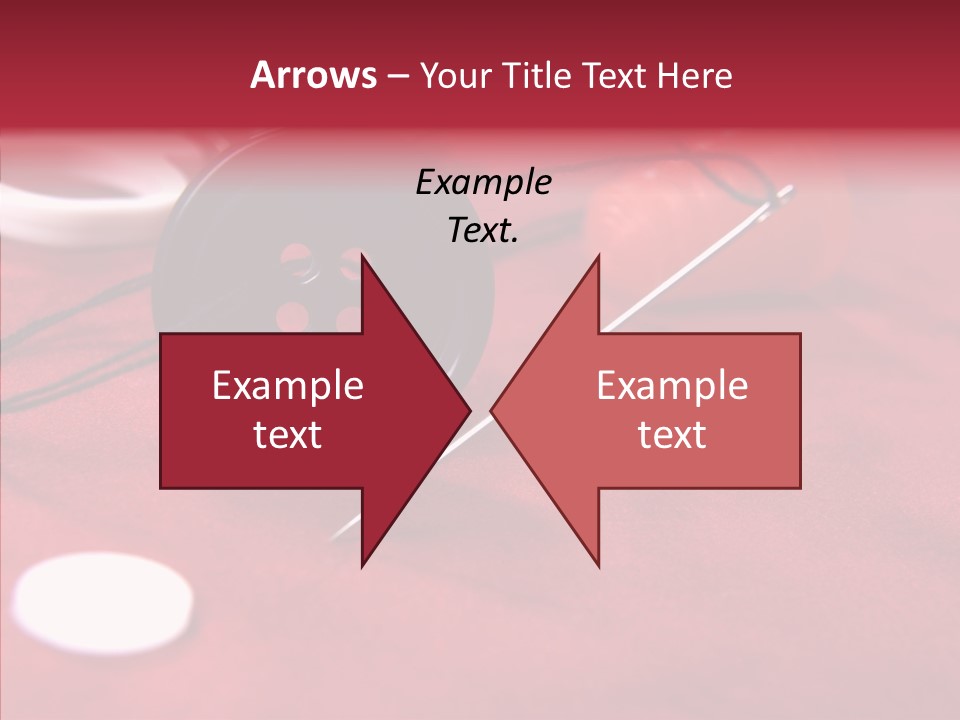 Button Pusher Scissor PowerPoint Template