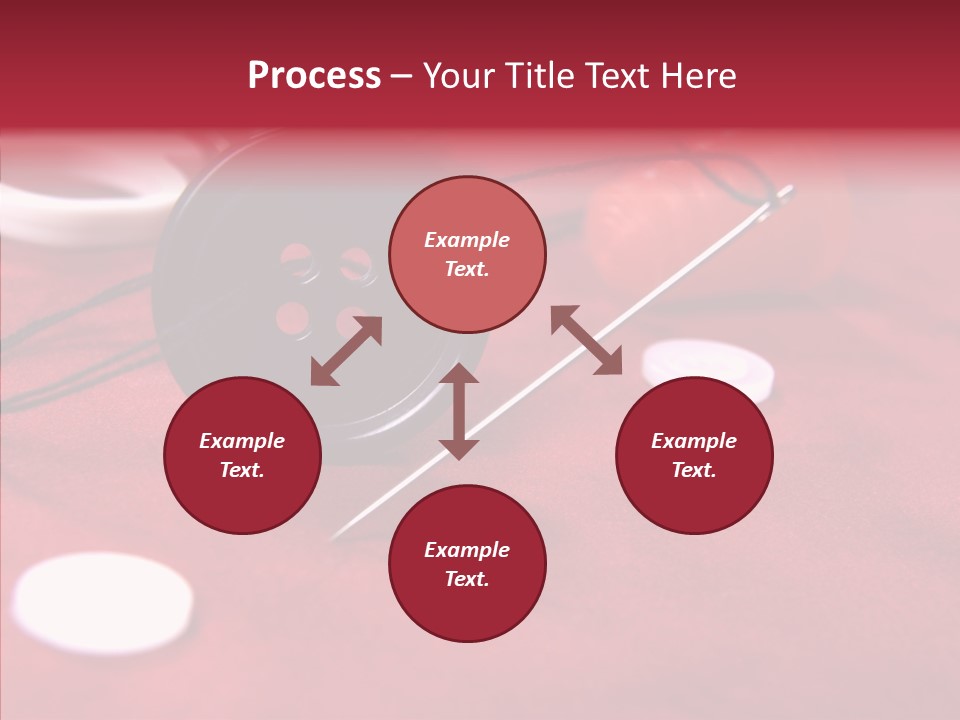 Button Pusher Scissor PowerPoint Template