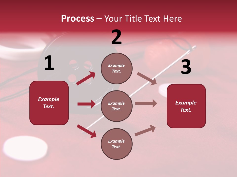 Button Pusher Scissor PowerPoint Template