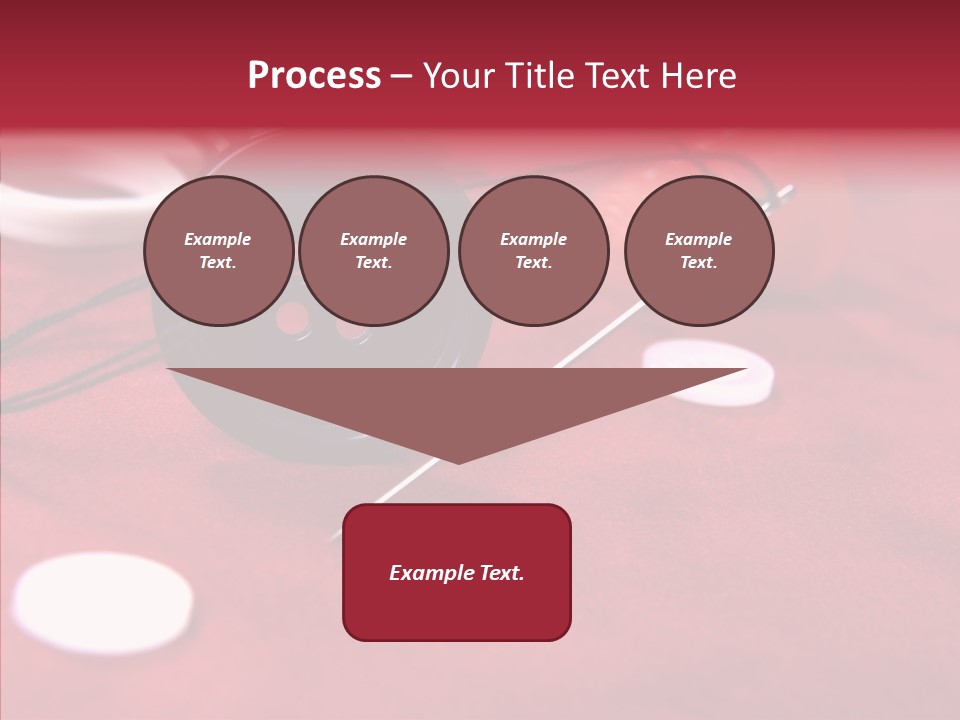 Button Pusher Scissor PowerPoint Template