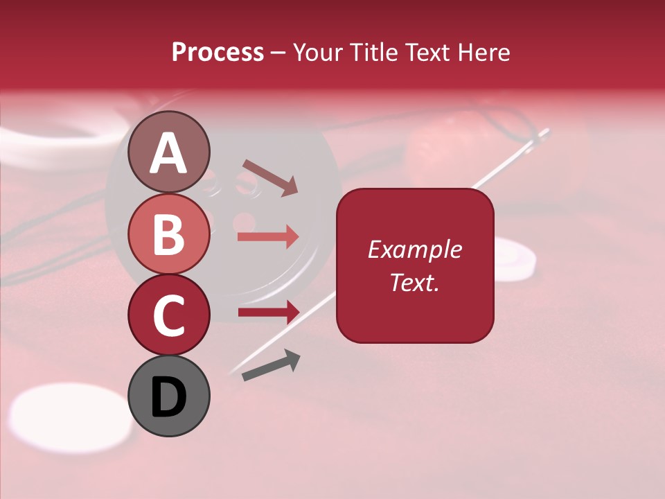 Button Pusher Scissor PowerPoint Template