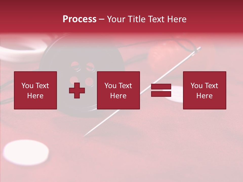 Button Pusher Scissor PowerPoint Template
