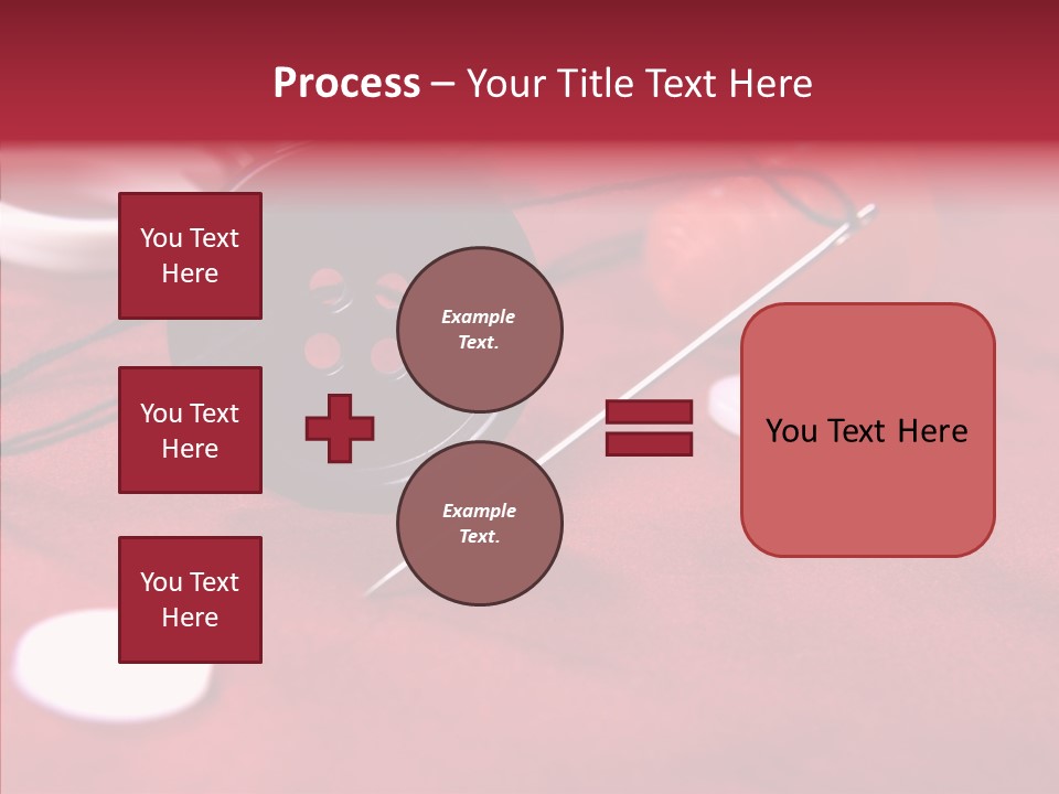 Button Pusher Scissor PowerPoint Template