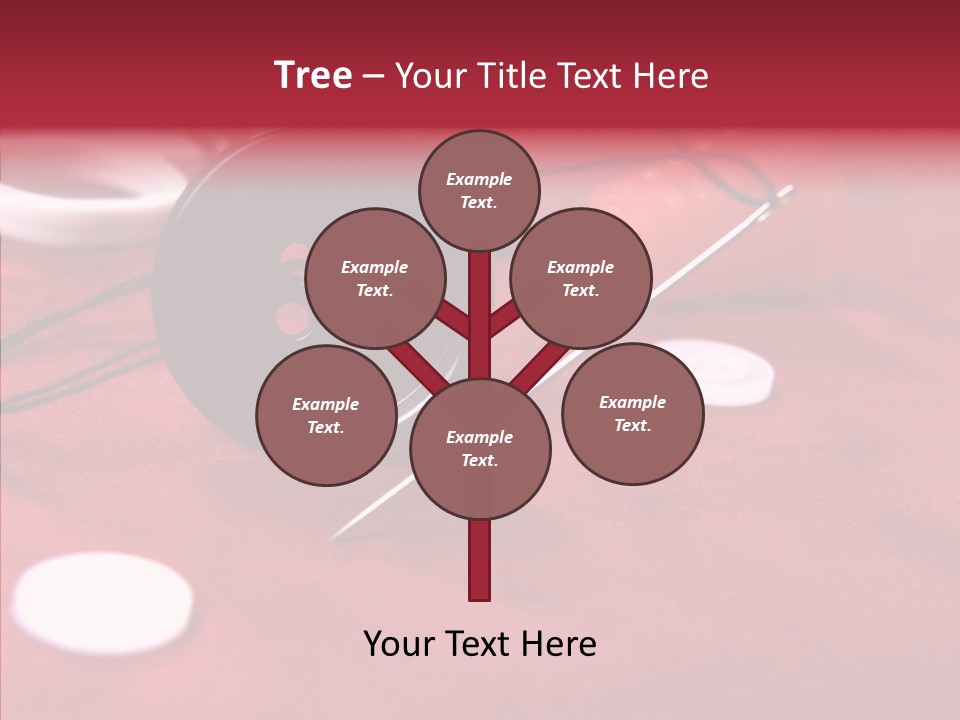 Button Pusher Scissor PowerPoint Template