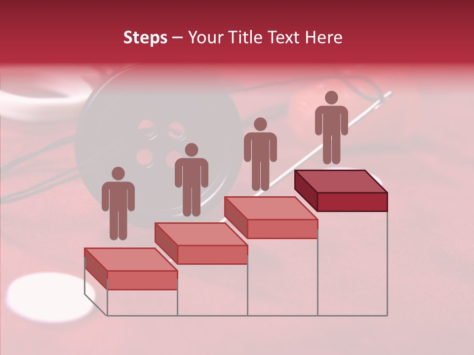 Button Pusher Scissor PowerPoint Template