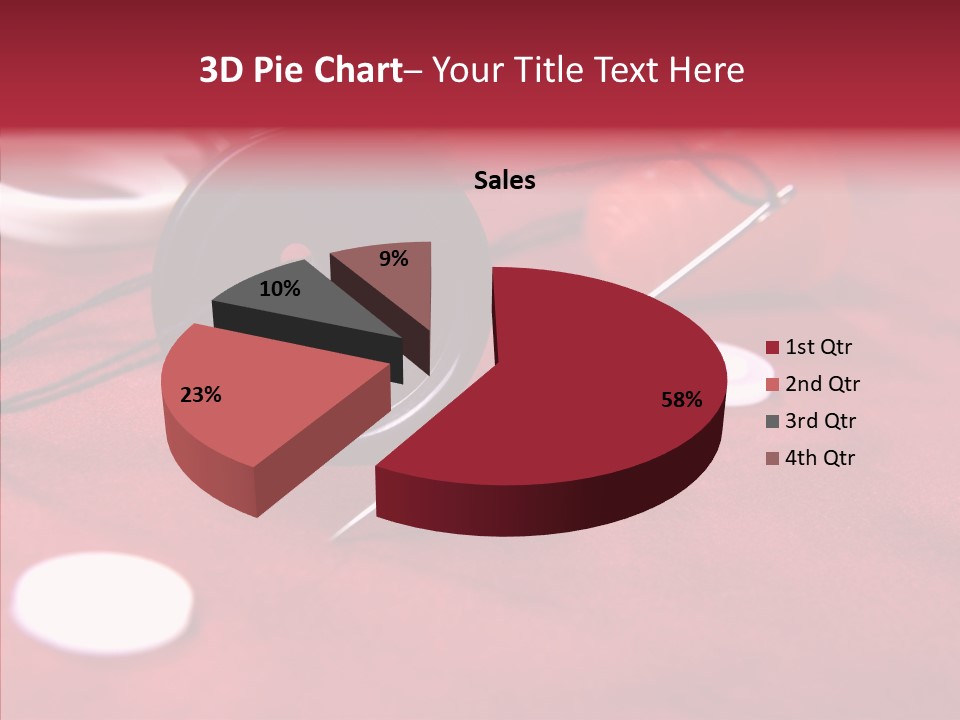 Button Pusher Scissor PowerPoint Template