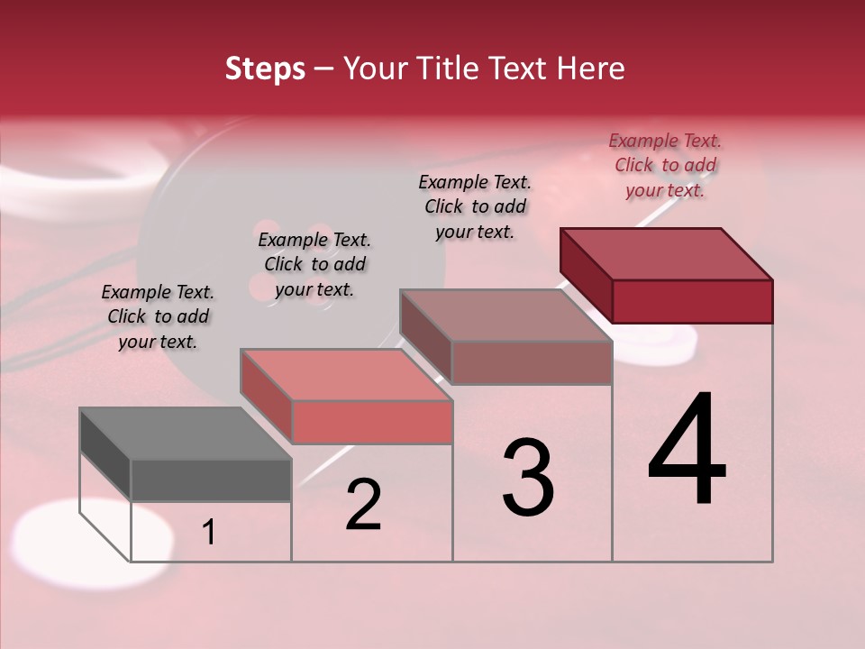 Button Pusher Scissor PowerPoint Template