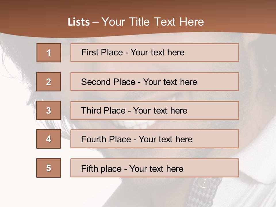 Laugh Young Shirt PowerPoint Template