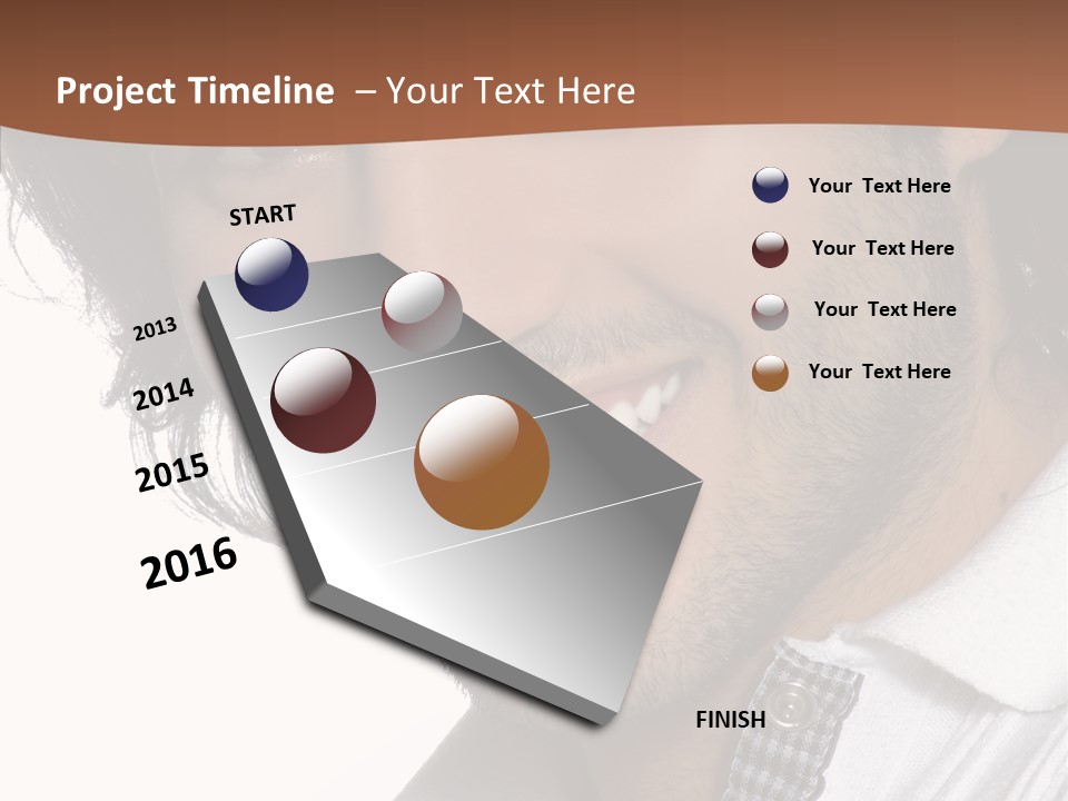 Laugh Young Shirt PowerPoint Template