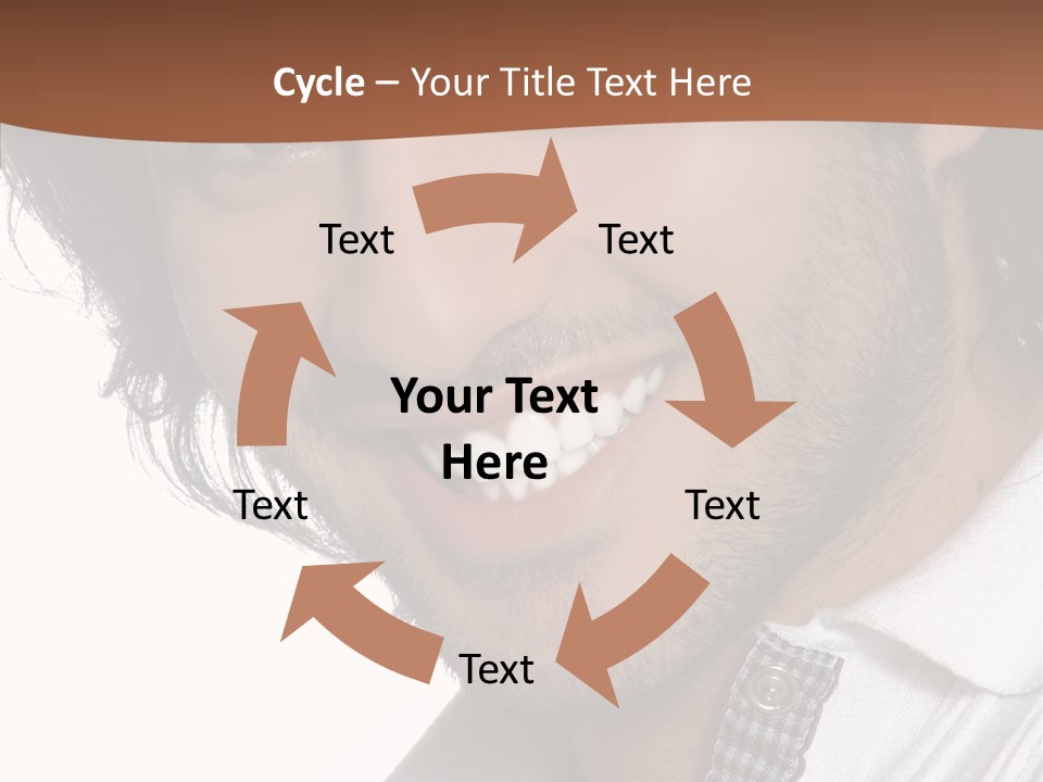 Laugh Young Shirt PowerPoint Template