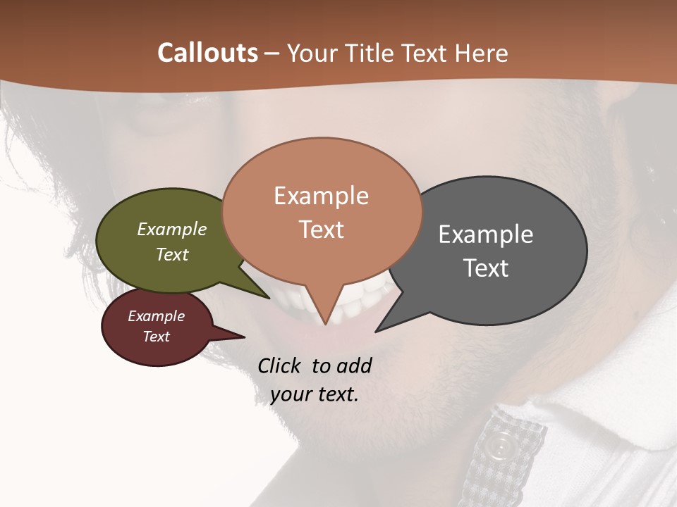 Laugh Young Shirt PowerPoint Template