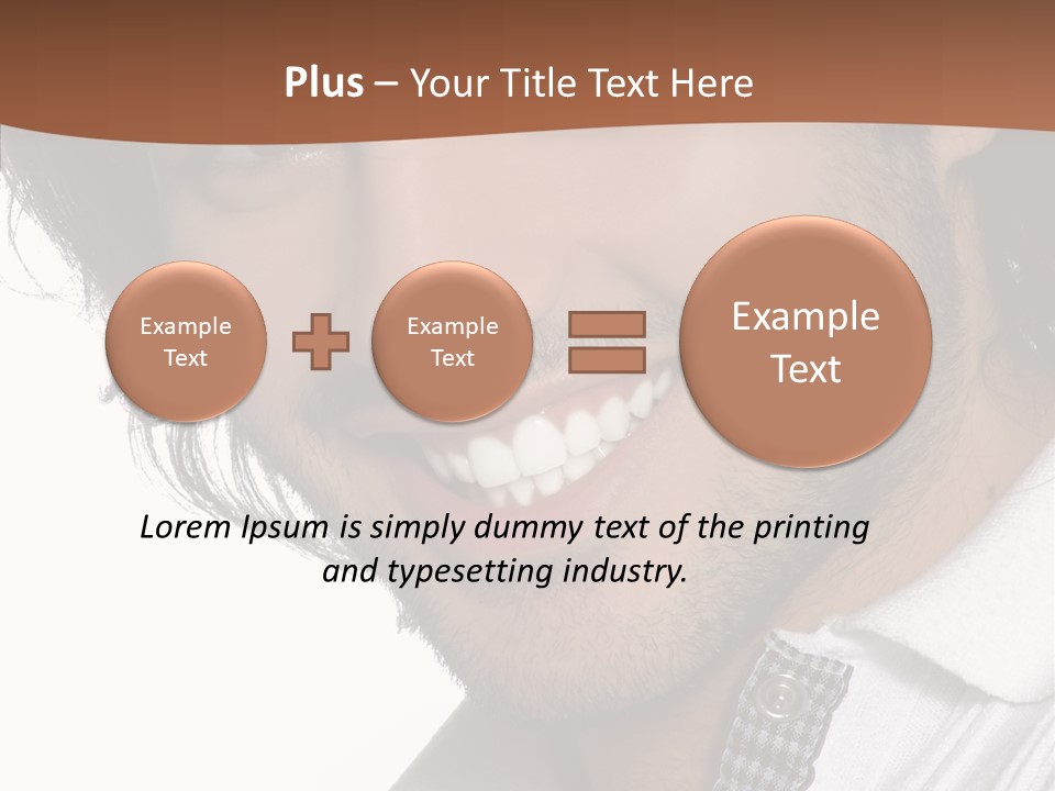 Laugh Young Shirt PowerPoint Template