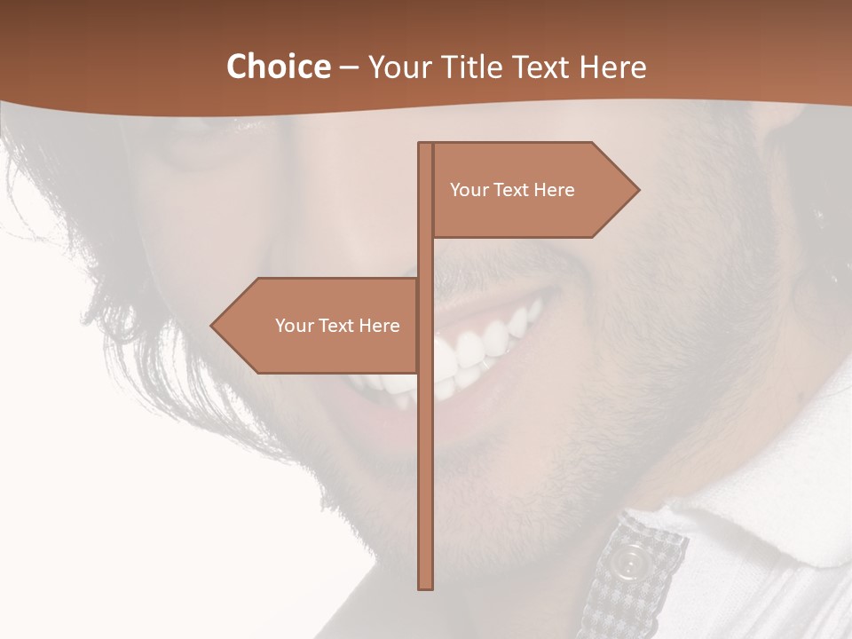 Laugh Young Shirt PowerPoint Template