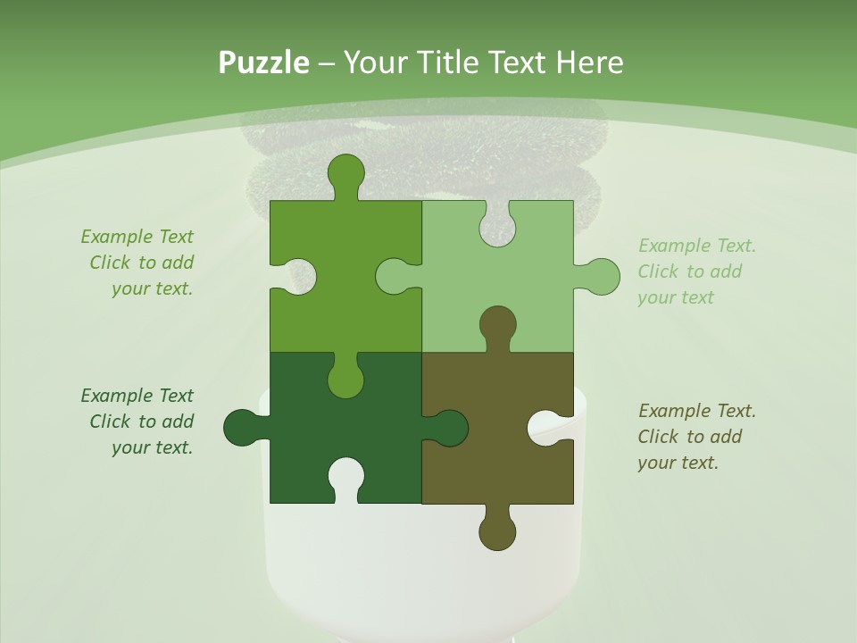 Photosynthesis Fluorescent Idea PowerPoint Template