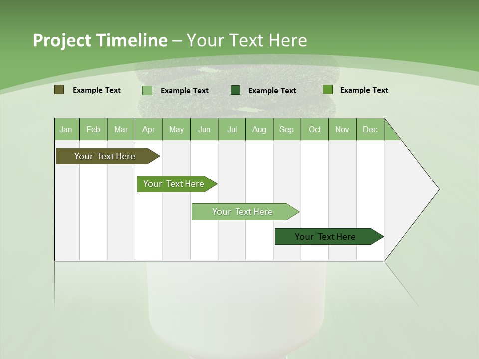 Photosynthesis Fluorescent Idea PowerPoint Template
