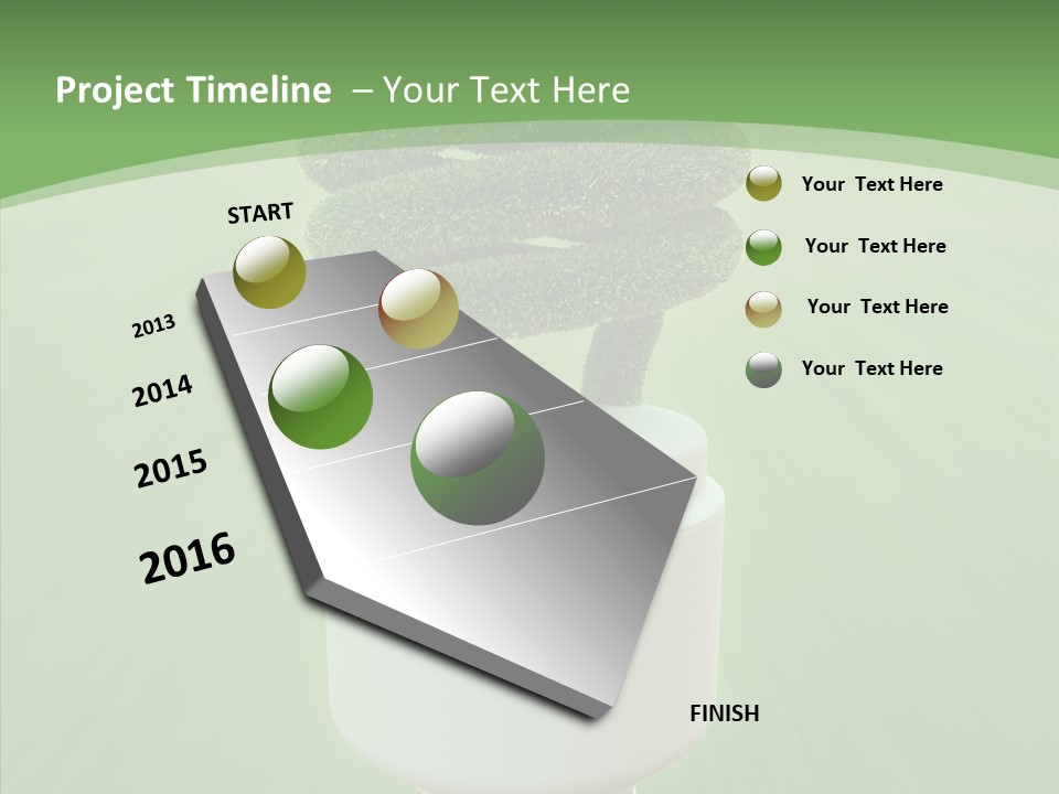 Photosynthesis Fluorescent Idea PowerPoint Template