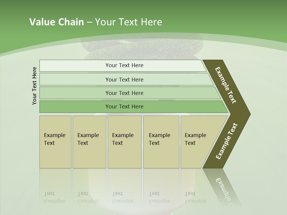 Photosynthesis Fluorescent Idea PowerPoint Template