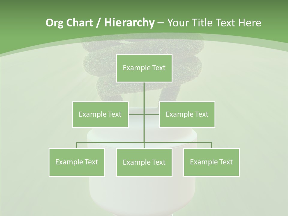 Photosynthesis Fluorescent Idea PowerPoint Template