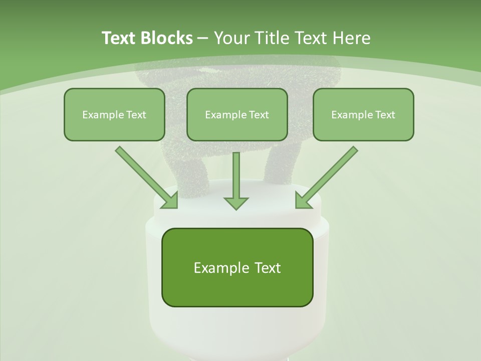 Photosynthesis Fluorescent Idea PowerPoint Template