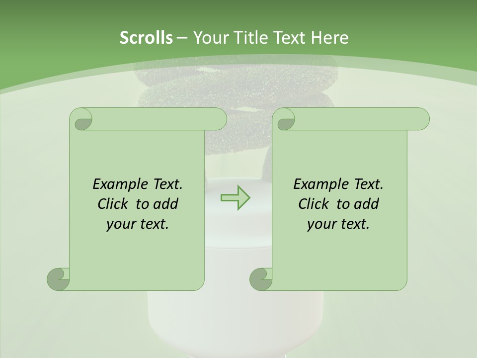 Photosynthesis Fluorescent Idea PowerPoint Template