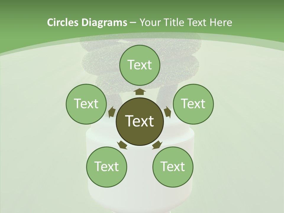 Photosynthesis Fluorescent Idea PowerPoint Template