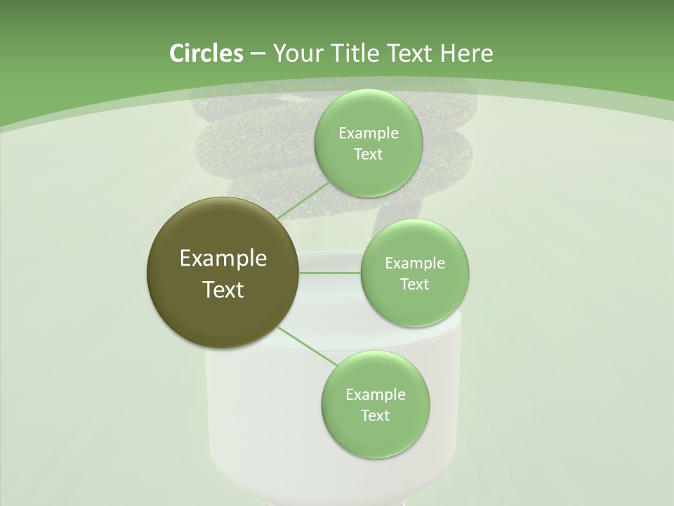 Photosynthesis Fluorescent Idea PowerPoint Template